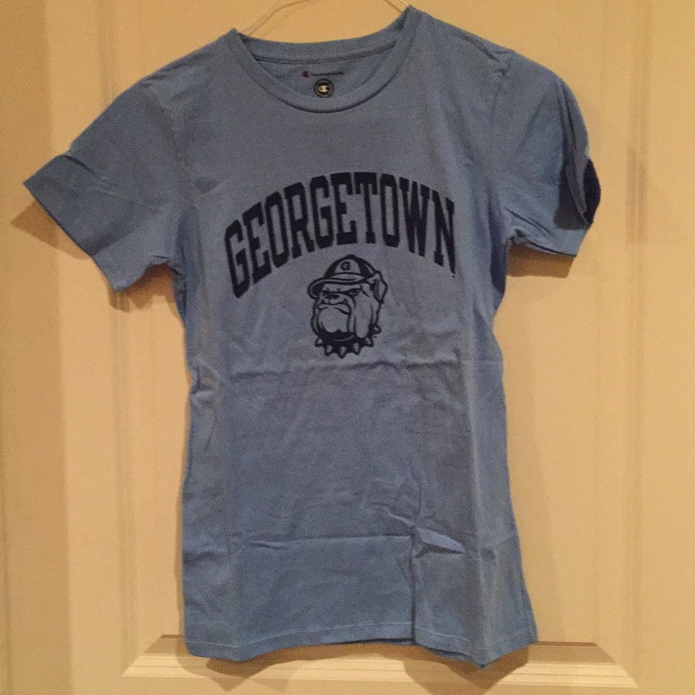 Georgetown university blue T-shirt